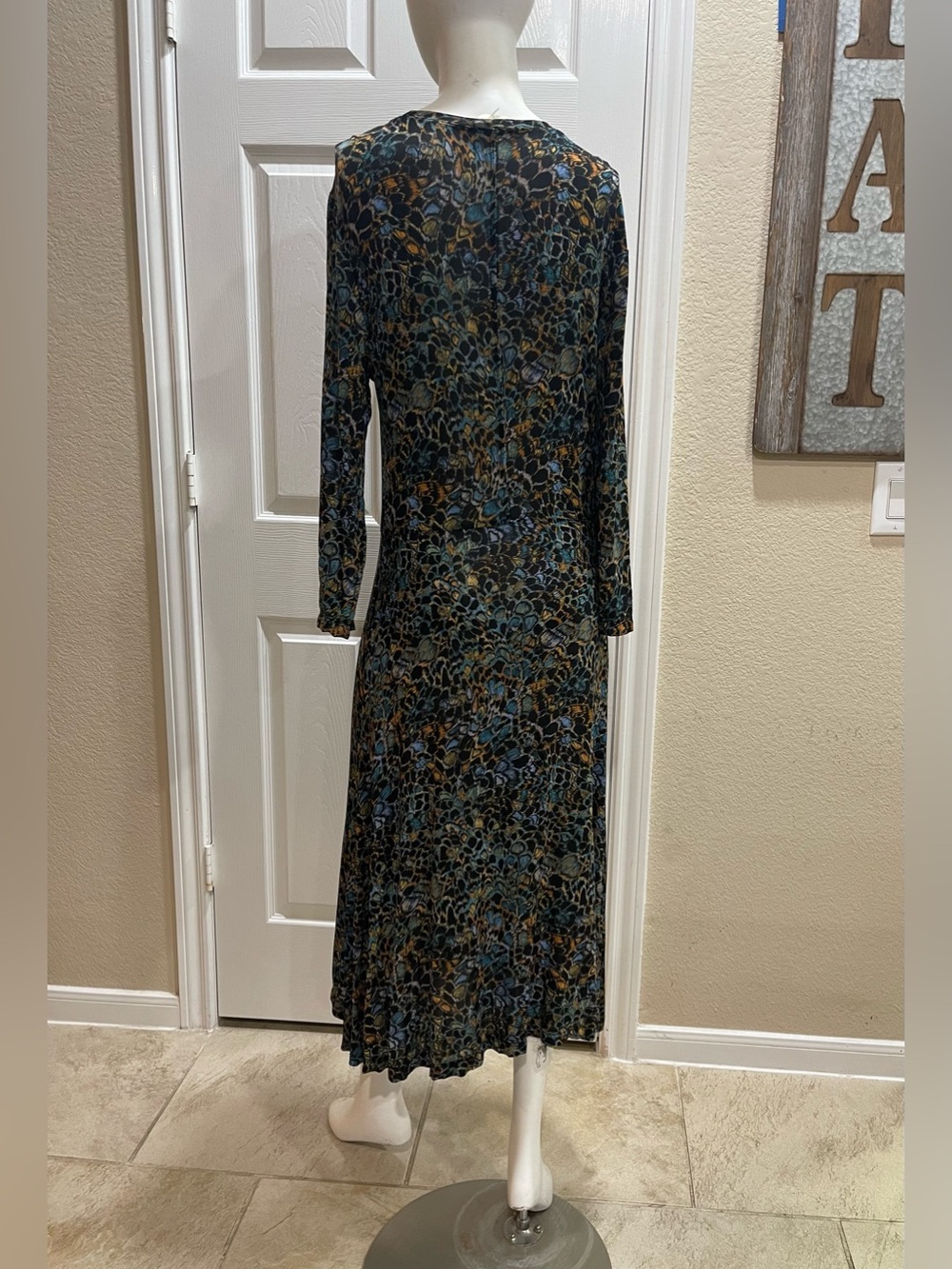 Ulla Johnson Naia Printed Jersey Maxi Dress in multihued caribaea print Size XL - Picture 6 of 11
